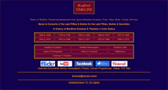 Desktop Screenshot of bradfordtimeline.co.uk